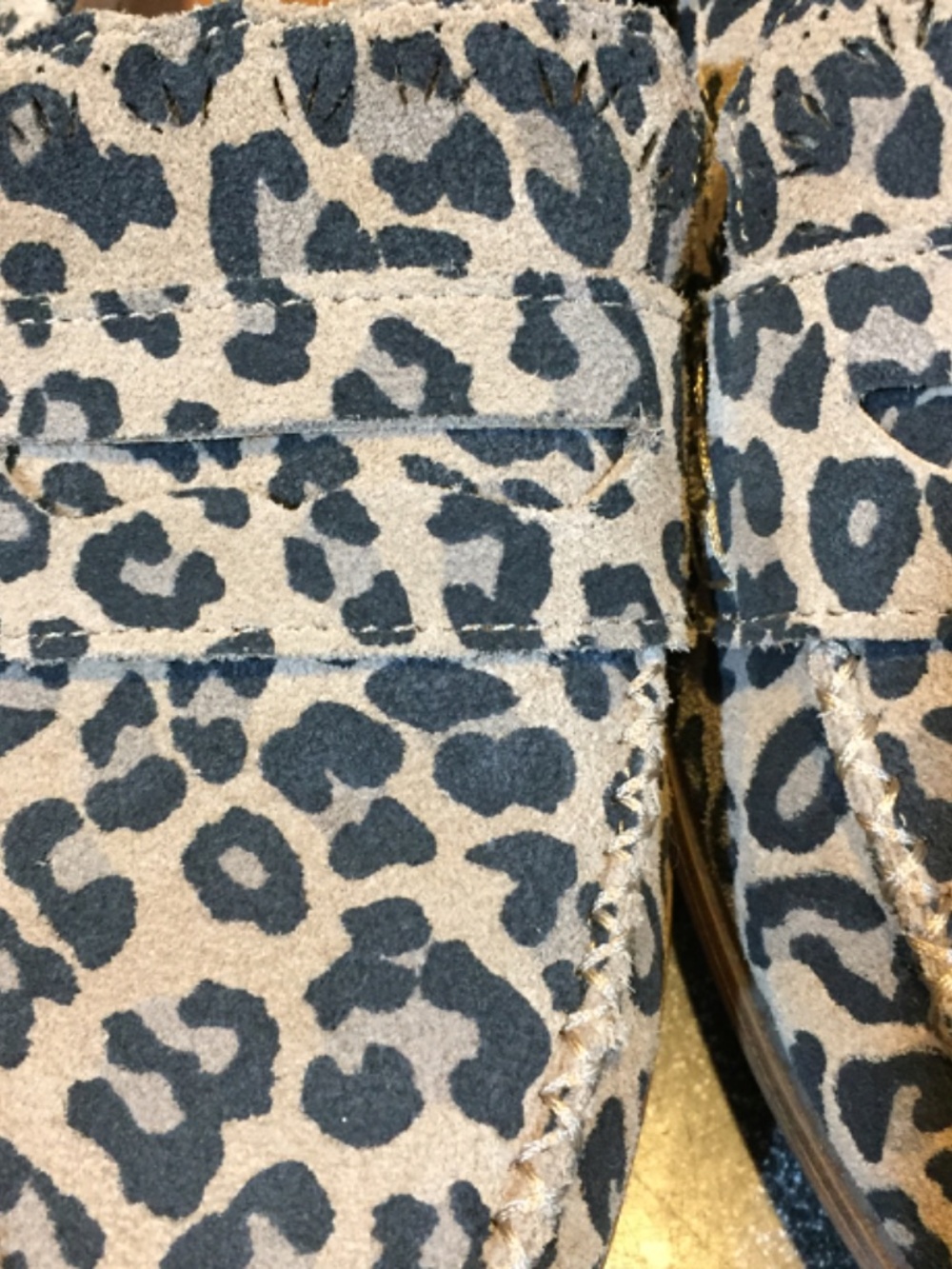 Lucky Brand Leopard Print Penny Loafers - Brown and Black - Picture 6 of 12